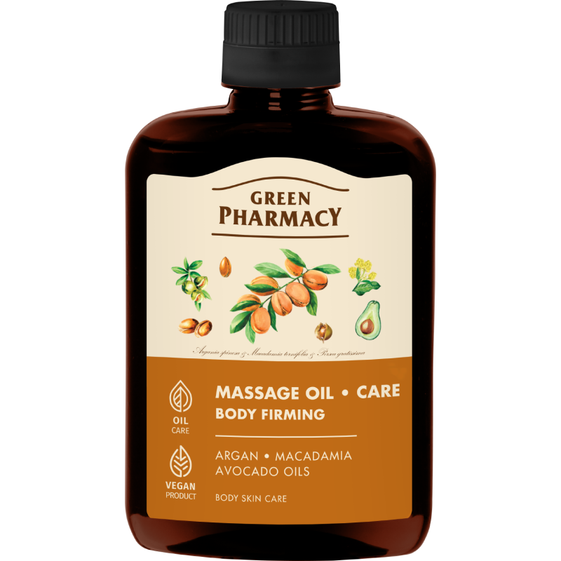 Olejek do pielęgnacji i masażu ciała ujędrniający Green Pharmacy 200ml
