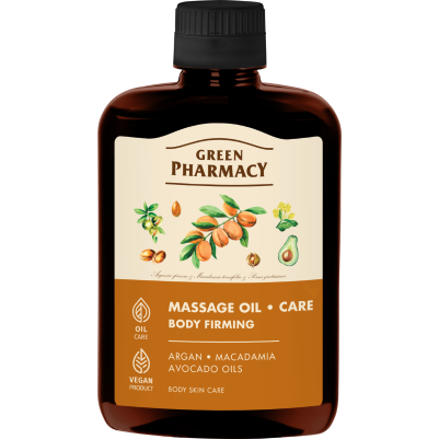 Olejek do pielęgnacji i masażu ciała ujędrniający Green Pharmacy 200ml
