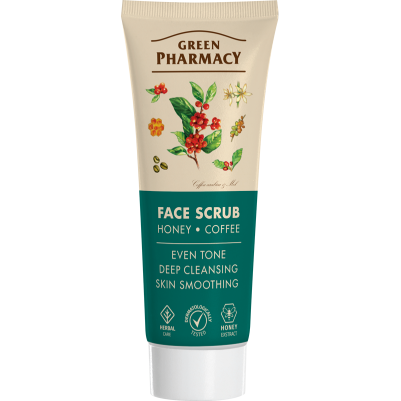 Miodowo-kawowy peeling do twarzy Green Pharmacy 75ml