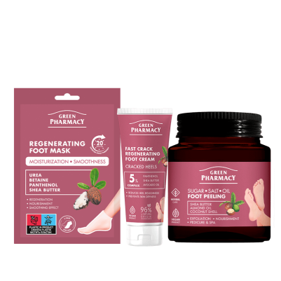 ZESTAW regeneracja i odżywienie skóry stóp Green Pharmacy