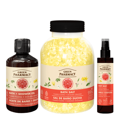 ZESTAW domowe spa ylang-ylang i sycylijska pomarańcza Green Pharmacy