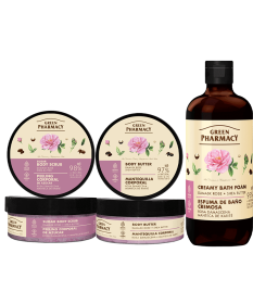 ZESTAW jędrność i elastyczność skóry Róża damasceńska i masło shea Green Pharmacy