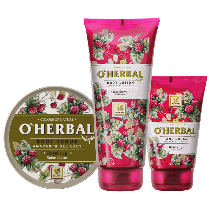 ZESTAW rozpieszczający skórę i zmysły Amaranth Delicacy O'herbal