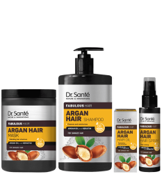 ZESTAW wzmocnienie i regeneracja włosów Argan Hair Dr. Sante