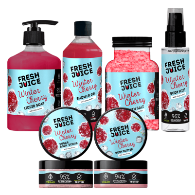 ZESTAW luksusu i elegancja w pielęgnacji Winter Cherry Fresh Juice