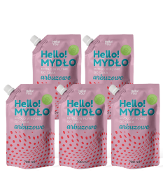 ZESTAW Mydło w płynie do ciała arbuzowe (refill) - 700ml 6szt