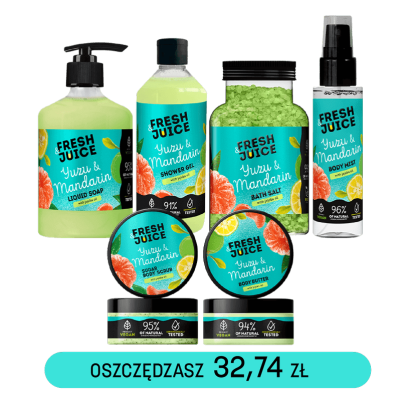 ZESTAW miękka i świeża skóra Yuzu & Mandarin Fresh Juice