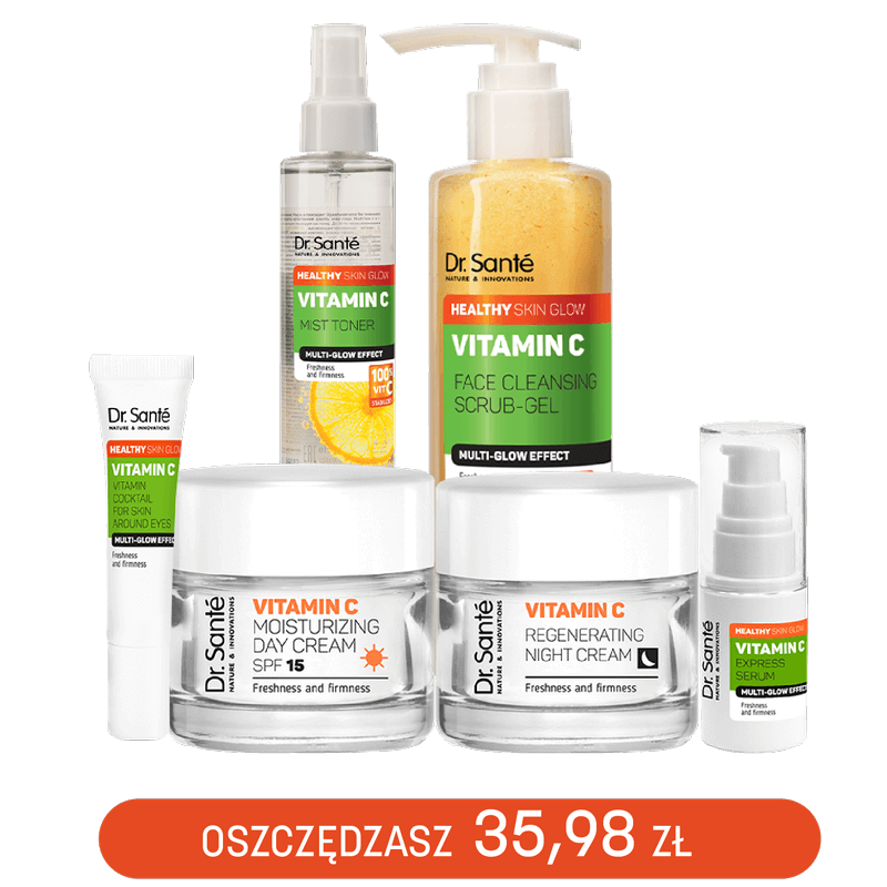 ZESTAW z witaminą C dla wszystkich rodzajów skóry Vitamin C Dr. Santé