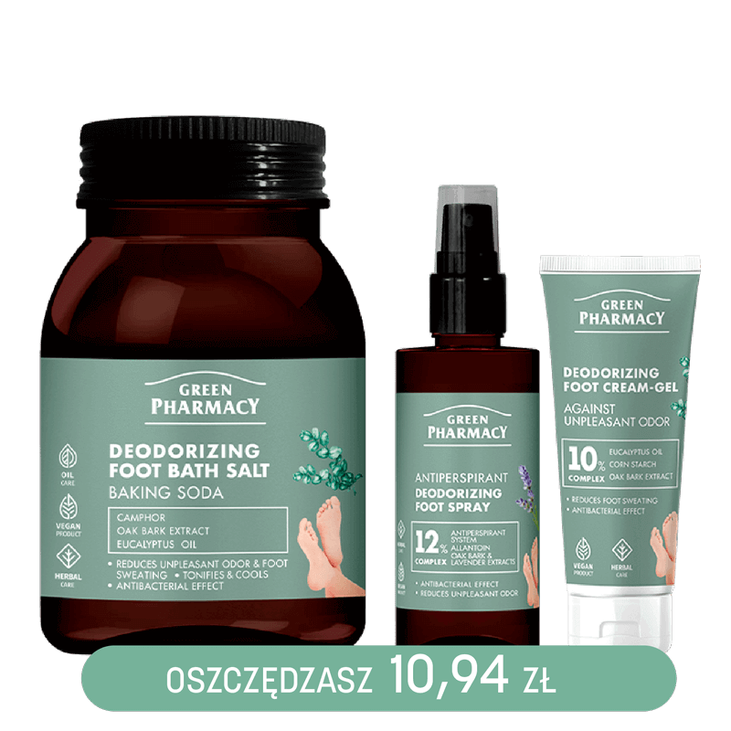 ZESTAW świeżość i czystość stóp Green Pharmacy