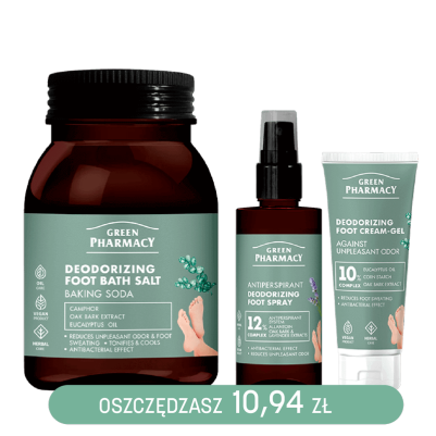 ZESTAW świeżość i czystość stóp Green Pharmacy