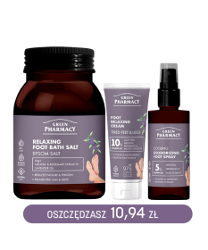 ZESTAW relaks i pielęgnacja zmęczonych nóg i stóp Green Pharmacy