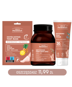 ZESTAW zmiękczający i złuszczający skórę stóp Green Pharmacy