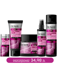 ZESTAW elastyczność i połysk włosów COLLAGEN HAIR Volume boost Dr. Sante
