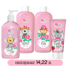 ZESTAW różowy dla dzieci Pink Elephant