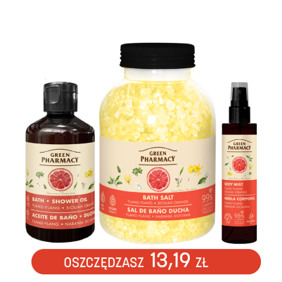 ZESTAW domowe spa ylang-ylang i sycylijska pomarańcza Green Pharmacy