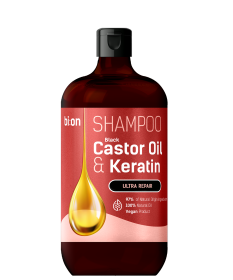 Black Castor Oil & Keratin Szampon dla wszystkich typów włosów 946ml