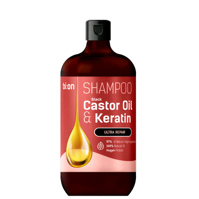 Black Castor Oil & Keratin Szampon dla wszystkich typów włosów 946ml