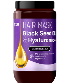 Black Seed Oil & Hyaluronic Acid Maska do włosów Bio Naturell 946ml