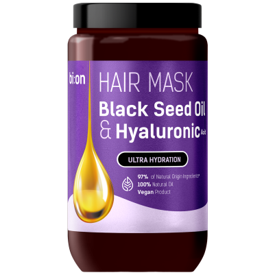 Black Seed Oil & Hyaluronic Acid Maska do włosów Bio Naturell 946ml