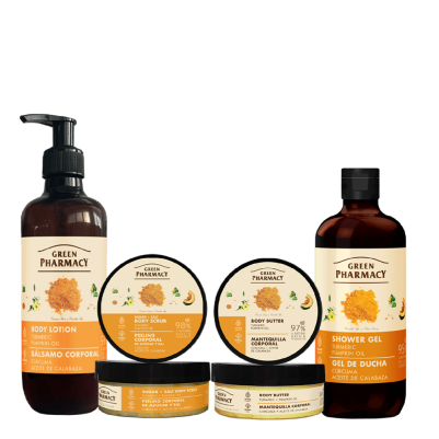 ZESTAW Home spa na zimne wieczory z kurkumą i olejkiem dyniowym