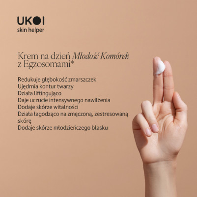 Ukoi Krem na Dzień Młodość Komórek z Egzosomami 50ml