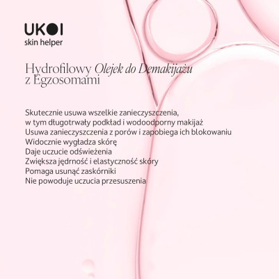 Ukoi Hydrofilowy Olejek do Demakijażu z Egzosomami 200ml