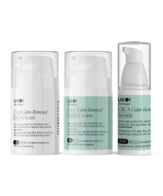 Zestaw kremów do twarzy + serum UKOI z CICA