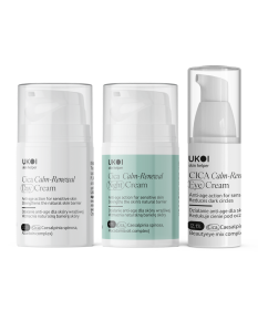 Zestaw kremów do twarzy i pod oczy UKOI z CICA