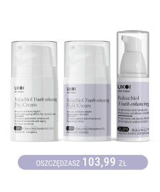 Zestaw kremy do twarzy + serum UKOI z bakuchiolem
