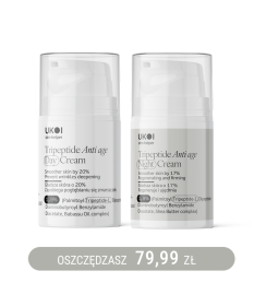 Zestaw kremów do twarzy UKOI z tripeptydami
