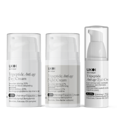 Zestaw kremów do twarzy i pod oczy UKOI z tripeptydami