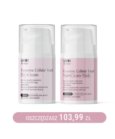 Zestaw kremów do twarzy UKOI z egzosomami