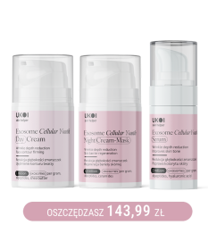 Zestaw kremy do twarzy + serum UKOI z egzosomami