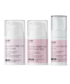 Zestaw kremy do twarzy + serum UKOI z egzosomami