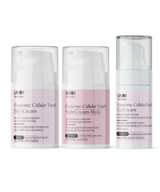 Zestaw kremów do twarzy i pod oczy UKOI z egzosomami