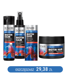 Zestaw wzmacniający włosy Dr. Sante z biotyną