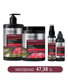 Zestaw XL z olejem rycynowym Zdrowe Włosy Dr. Sante