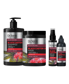 Zestaw XL z olejem rycynowym Zdrowe Włosy Dr. Sante