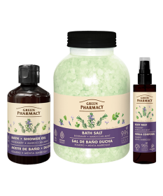 Zestaw do przyjemnej kąpieli o zapachu rozmarynu i mięty marokańskiej