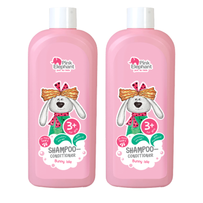 Szampon-odżywka Zając Isla Pink Elephant 500ml x2