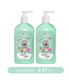 Mydło w płynie Królik Harry Pink Elephant 250ml x2
