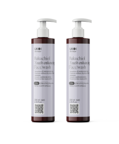 UKOI Żel do Mycia Twarzy Rewitalizujący z Bakuchiolem x2