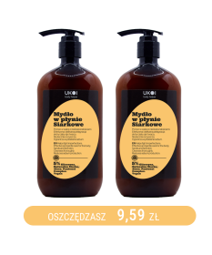 UKOI Mydło w płynie Siarkowe do skóry problematycznej 500m x2