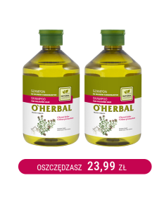 Szampon do włosów farbowanych z ekstraktem z tymianku O'Herbal 500ml x2