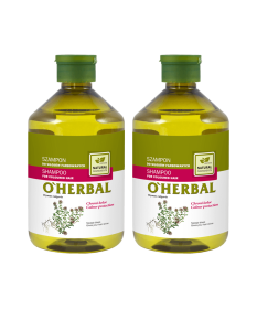 Szampon do włosów farbowanych z ekstraktem z tymianku O'Herbal 500ml x2