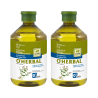 Szampon do włosów przetłuszczających się z ekstraktem z mięty O'Herbal 500ml x2
