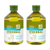 Szampon do włosów suchych i zniszczonych z ekstraktem z lnu O'Herbal 500ml x2