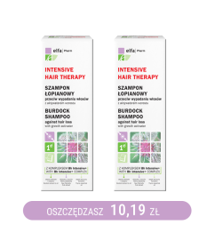 Szampon łopianowy przeciw wypadaniu włosów z aktywatorem wzrostu - 200 ml x2