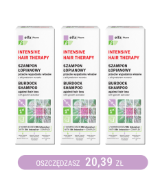 Szampon łopianowy przeciw wypadaniu włosów z aktywatorem wzrostu - 200 m x3