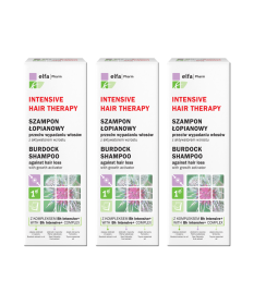 Szampon łopianowy przeciw wypadaniu włosów z aktywatorem wzrostu - 200 m x3